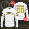 MLB Pittsburgh Pirates Custom Name Number White Sweater
