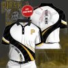 MLB Pittsburgh Pirates Custom Name White Polo Shirt