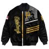 MLB Pittsburgh Pirates Custom Name Number Black Bomber Jacket