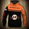 MLB San Francisco Giants Orange Black Logo Pullover Hoodie