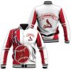 MLB St. Louis Cardinals Red White Baseball Jacket