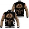 MLB St. Louis Cardinals Camouflage Skull American Flag Baseball Jacket