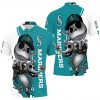 MLB Seattle Mariners Jack Skellington And Zero Polo Shirt