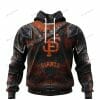 MLB San Francisco Giants Custom Name Number Warriors Pullover Hoodie