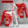 Nottingham Forest FC Custom Name Logo Pullover Hoodie