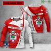 Southampton FC Custom Name Red White Pullover Hoodie