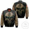 MLB San Diego Padres Skull Camo Bomber Jacket