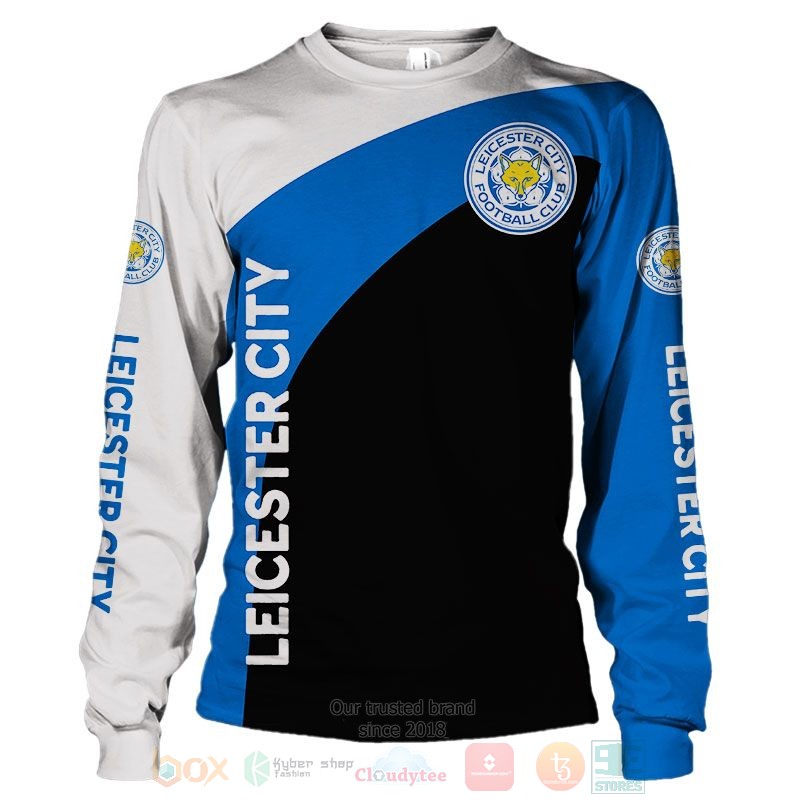 Leicester City FC Blue Black Sweatshirt