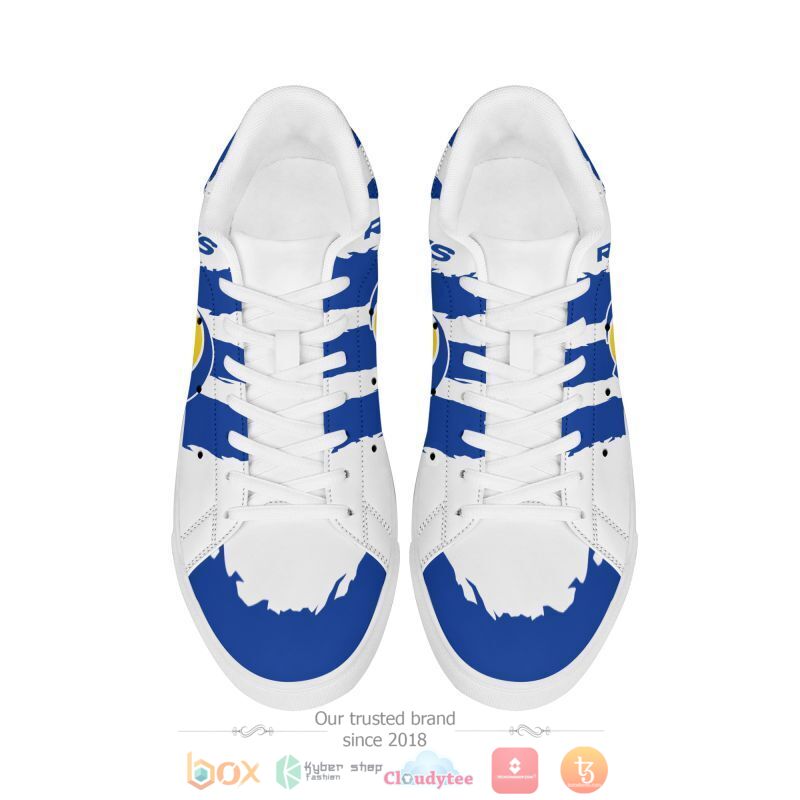 NFL Los Angeles Rams White Blue Stan Smith Shoes V3