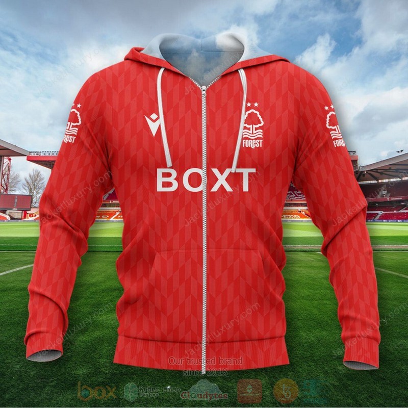 Nottingham Forest FC Premier League Zip Up Hoodie Nottingham Forest FC Premier League Zip Up Hoodie