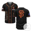 MLB San Francisco Giants Custom Name Black Style Baseball Jersey