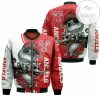MLB Texas Rangers Jack Skellington And Zero Style Bomber Jacket