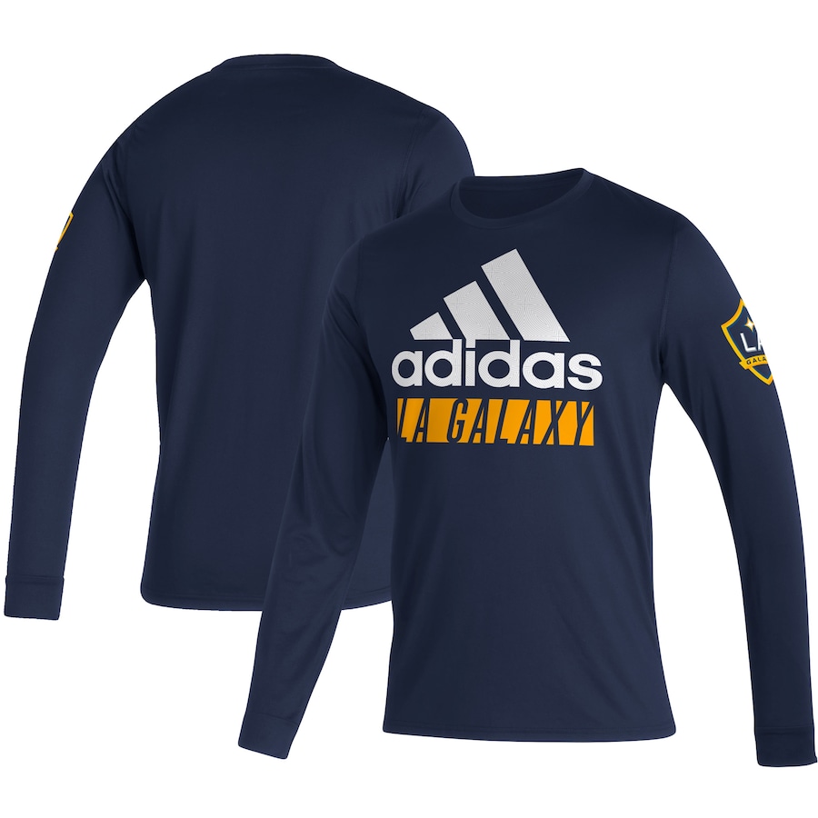 MLS LA Galaxy Navy Adidias Golden Long Sweatshirt MLS LA Galaxy Navy Adidias Golden Long Sweatshirt