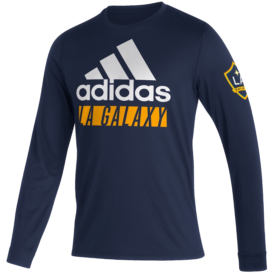 MLS LA Galaxy Navy Adidias Golden Long Sweatshirt MLS LA Galaxy Navy Adidias Golden Long Sweatshirt