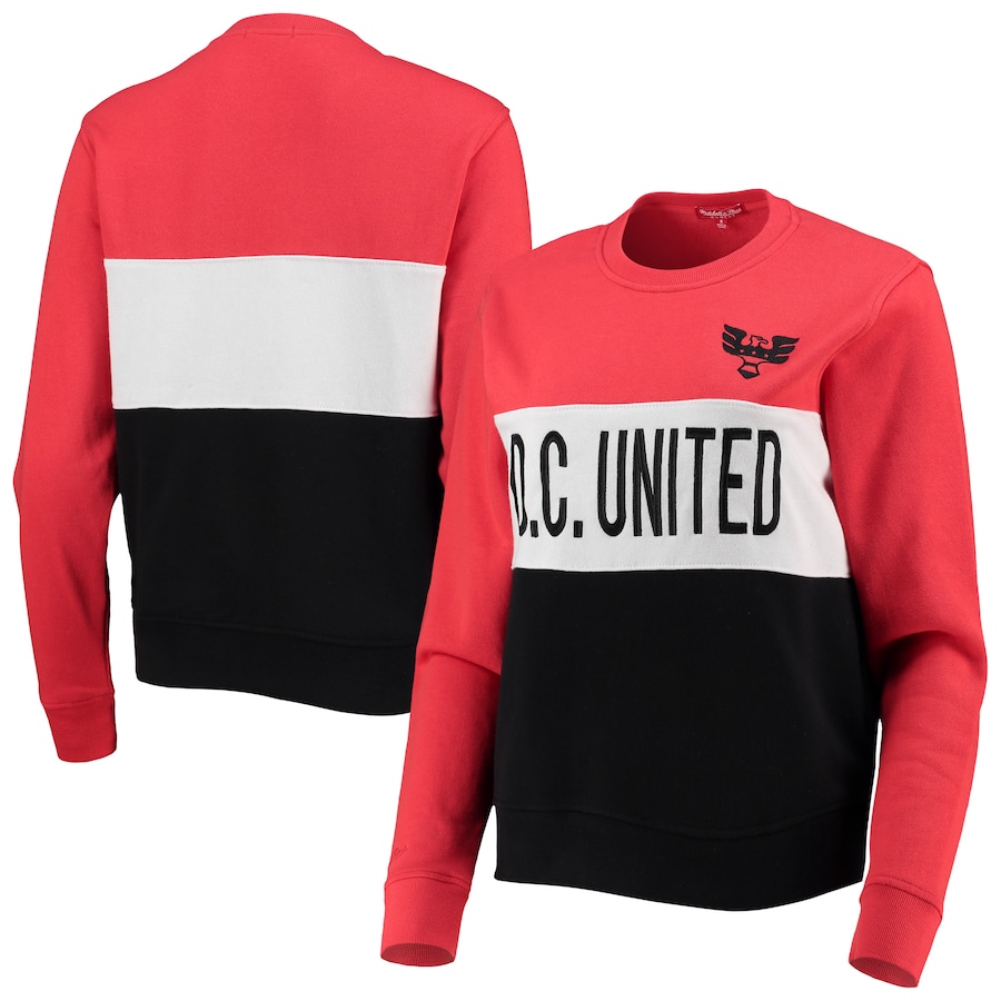 MLS DC United Black Color Block Sweatshirt MLS DC United Black Color Block Sweatshirt