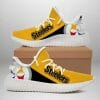 NFL Pittsburgh Steelers Golden Black Yeezy Boost Sneakers