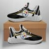 NFL Pittsburgh Steelers Black White Golden Reze Sneakers