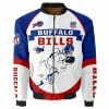 NFL Buffalo Bills Royal Blue White Bomber Jacket