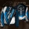 NFL Carolina Panthers Punisher Skull Bomber Jacket