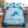 NFL Detroit Lions Light Blue Bedding Set