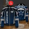 NFL Dallas Cowboys Custom Name Protect Bomber Jacket