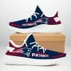 NFL New England Patriots Dark Navy Red Yeezy Boost Sneakers