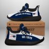 NFL New England Patriots White Dark Blue Go Pats Reze Sneakers