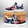 NFL New England Patriots Black White Red Reze Sneakers