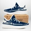 NFL Seattle Seahawks Navy Grey Yeezy Boost Sneakers