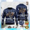 NFL Dallas Cowboys Snow Flower Navy Ugly Sweater
