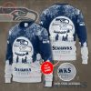 NFL Seattle Seahawks Custom Name Ugly Christmas Sweater