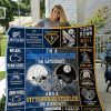 NFL Pittsburgh Steelers Grey Blue On Saturdays Quilt Blanket