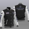 NFL Dallas Cowboys Black White America Team Baseball Jacket