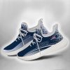 NFL New England Patriots Dark Blue White Curve Reze Sneakers