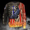 NFL New Orleans Saints American Flag Sweatshirt V2