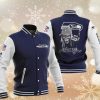 NFL Seattle Seahawks Navy Iron Maiden Baseball Jacket