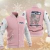 NFL Seattle Seahawks Pink Iron Maiden Baseball Jacket