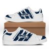 NFL Seattle Seahawks White Navy Stan Smith Shoes