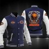 NFL Chicago Bears Dark Blue Harley DavidSon Baseball Jacket
