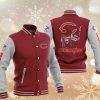 NFL Chicago Bears Red Grey Iron Maiden Baseball Jacket