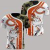 NFL Chicago Bears Camo White Red Pattern T-Shirt