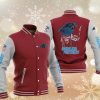 NFL Carolina Panthers Red Iron Maiden Baseball Jacket