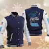 NFL Carolina Panthers Navy Iron Maiden Baseball Jacket
