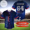 NFL Buffalo Bills Custom Name Number Style Baseball Jersey