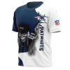 NFL New England Patriots Iron Maiden For Halloween T-Shirt