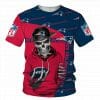 NFL New England Patriots Cute Death Skeleton T-Shirt