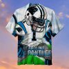 NFL Carolina Panthers Mascot White Hawaiian Shirt