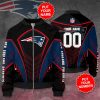 NFL New England Patriots Custom Name Number Special Bomber Jacket