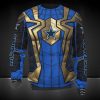 NFL Dallas Cowboys Blue Golden Spider Man Sweatshirt