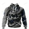NFL Dallas Cowboys Custom Name Number Skull Pullover Hoodie